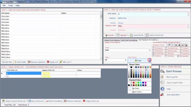How to find and replace multiple words in multiple word files? смотреть онлайн