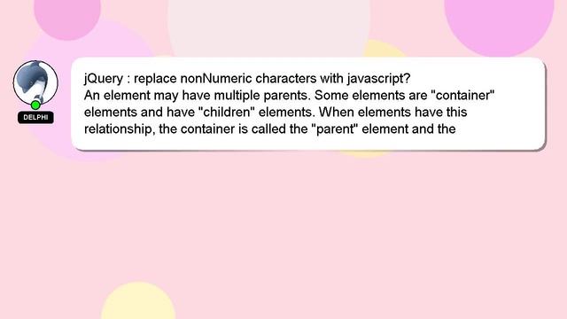 jQuery : replace nonNumeric characters with javascript? смотреть онлайн