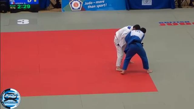 European Judo Cup Seniors London 2014 Final 66kg MARIAC ALEXANDRE FRA AZEMA KEVIN FRA смотреть онлайн
