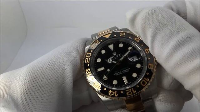 ROLEX GMT-MASTER II, 2-TONE ref:116713 LN. смотреть онлайн