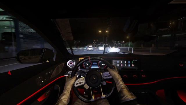 Pair of Mercedes cutting up at night (Assetto Corsa Edit) смотреть онлайн