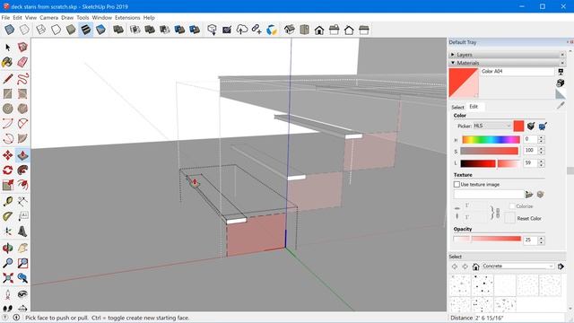 3D Stair Design Tutorial in SketchUp смотреть онлайн