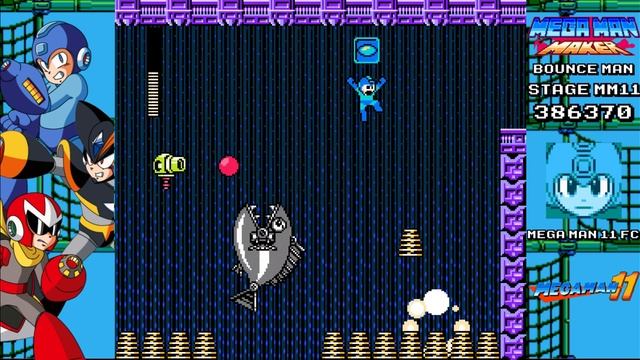 Mega Man Maker: Bounce Man Stage MM11 ID:383372 Created By:Mega Man 11 FC смотреть онлайн
