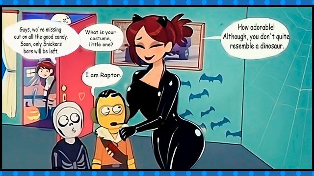 Mom Wore A Halloween Costume | Comic Dub