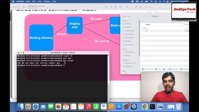 #15 Git stash | stash | Git stash tutorial | Git stash command | git stash conflict|Git | RedSysTec смотреть онлайн