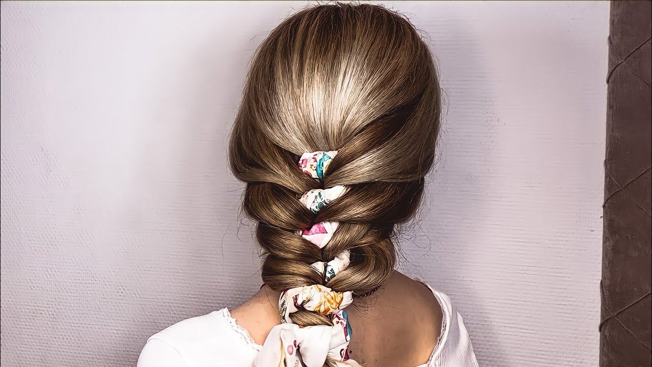 ЕСТЬ ШАРФИК? СДЕЛАЙ ТАКУЮ ПРИЧЁСКУ! смотреть онлайн