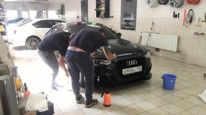 Оклейка капота бронепленкой 200 мк. avto vinil 82