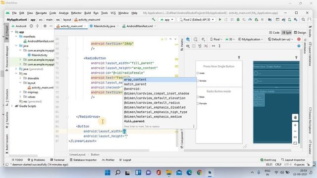 how to check and uncheck single radio button in android || android studio || codewithbhai смотреть онлайн