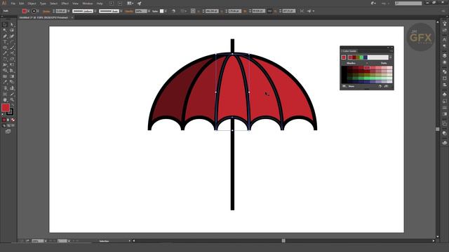 How to Create a Simple Umbrella☂️ Icon Design in Adobe Illustrator || Tips & Tricks for Beginners смотреть онлайн