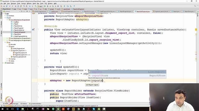 Fragments, RecyclerView, Adapter смотреть онлайн