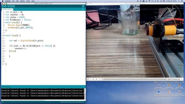 How to make object counter using Infrared sensor Arduino смотреть онлайн