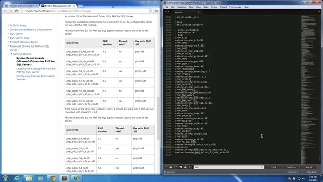 Setting up PHP PDO connection to MS SQL Server 2008 R2 2 смотреть онлайн