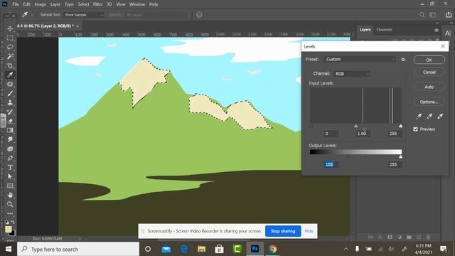 Drawing With Lasso Tool Selections And Filling With Color Or Gradients