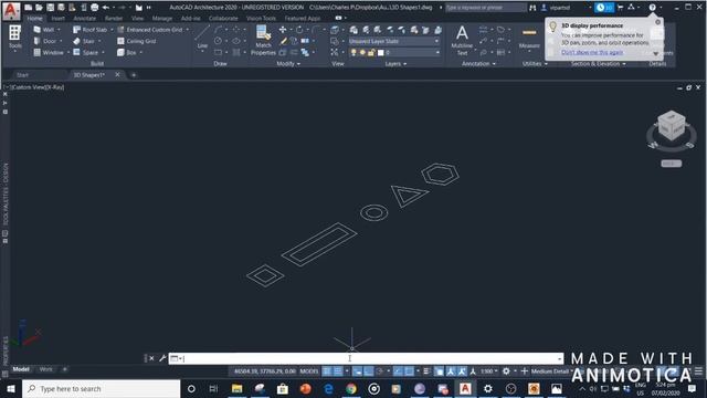 How To Make Basic 3D Shapes With Holes On AutoCAD смотреть онлайн