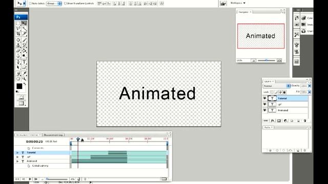 How to animate GIFs in Adobe Photoshop CS4 Tutorial смотреть онлайн