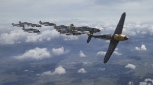 Воздушный бой.