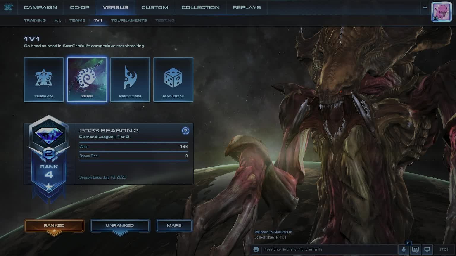 Точу алмазную лигу sc2 zerg смотреть онлайн