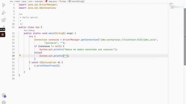 Conexão JDBC com banco de dados PostgreSQL смотреть онлайн