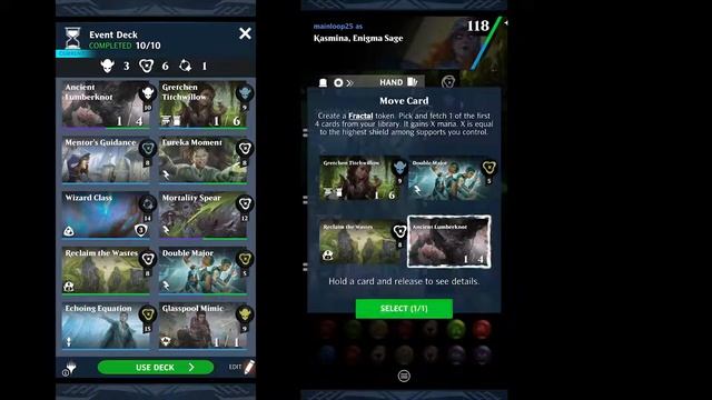 Magic, The Gathering: Puzzle Quest | Fun With Cards: Ancient Lumberknot смотреть онлайн