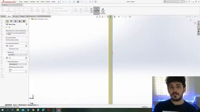Solidworks Sheet Metal Eğitim ! DERS 1 - TABAN FLANŞ - 2021