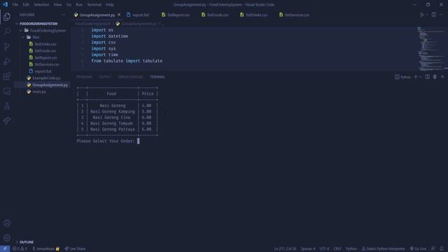 Object Oriented Programming | Food Ordering System In Python смотреть онлайн