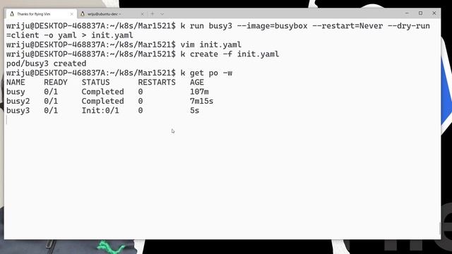 Kubernetes CKAD Tips 16 - Pods Init Containers смотреть онлайн