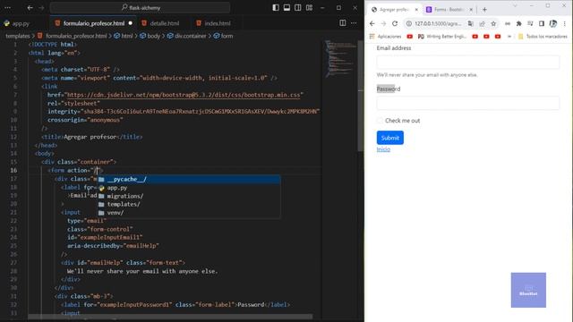 Flask Alchemy Video 5 | Agregar datos con Flask, WTForms y SQL Alchemy смотреть онлайн