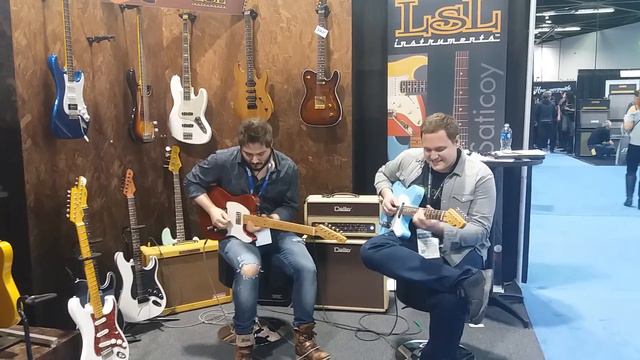 NAMM 2017 - Tony Martinez & Diego Godoy jamming at LsL Instruments смотреть онлайн