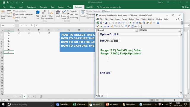 Learn Excel - Video 235 - VBA Basic Interview Test - Range & offset смотреть онлайн