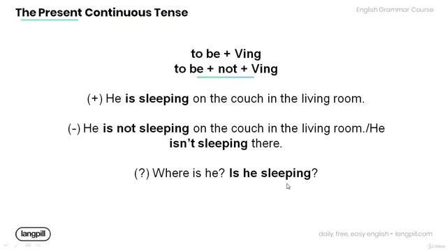 5 Present Continuous Introduction смотреть онлайн