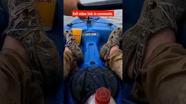 Surviving  A Thunderstorn Storm  ⛈️ .While Out Fishing For Catfish In A Kayak  At Walmart!Walmart!!