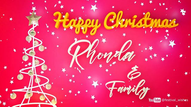 Rhonda We wish you merry Christmas Happy Christmas wishes to you #Chistmas смотреть онлайн