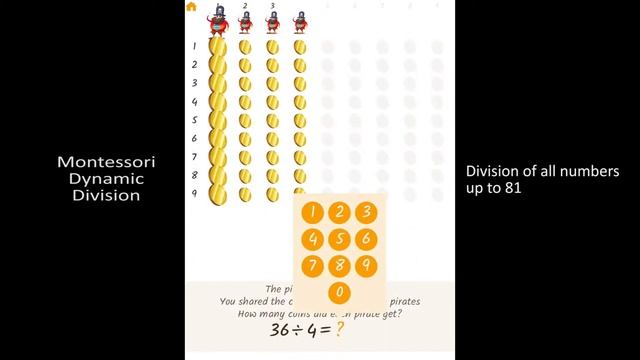Montessori MatheMAGICs: Dynamic Division - Educational Math Game for Kids смотреть онлайн