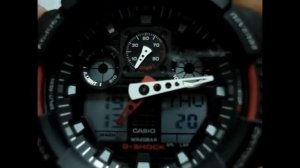 CASIO G-SHOCK GA-100-1A4ER Настройка и калибровка часов
