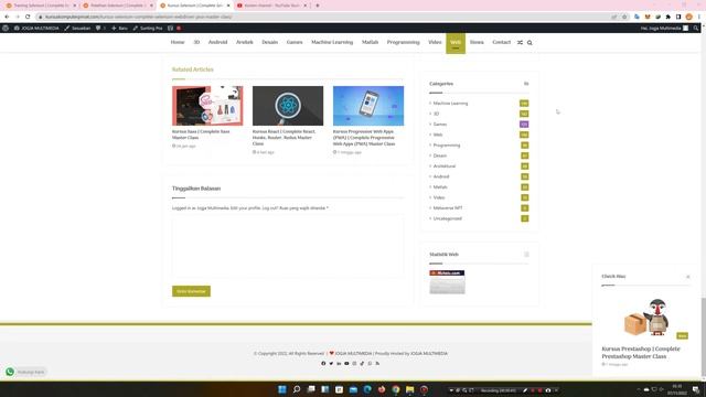 Kursus Selenium Complete Selenium WebDriver Java Master Class смотреть онлайн