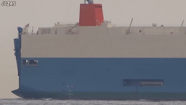 [船] GARDENIA ACE Car carrier 自動車船 Tokyo Bay 東京湾浦賀水道 2013-AUG