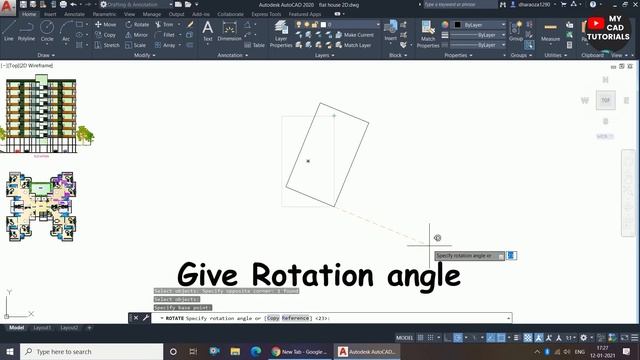 Rotate command in AutoCAD | How to rotate object in AutoCAD | Complete guide 2023 смотреть онлайн