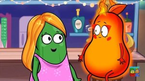 Челлендж "ГОРЯЧЕЕ или ХОЛОДНОЕ" || Огненная девочка против Ледяного парня || Парочка груш