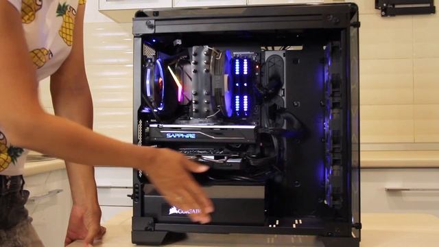 Сorsair Crystal 570x - один из самых красивых корпусов 2017 смотреть онлайн