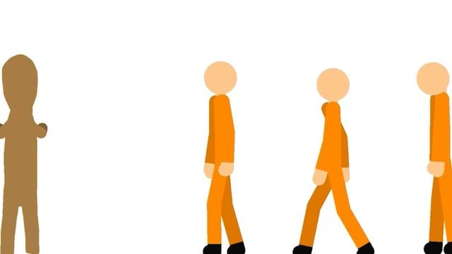 SCP-173 chamber, D-9341 gets unlucky (stick nodes animation) смотреть онлайн