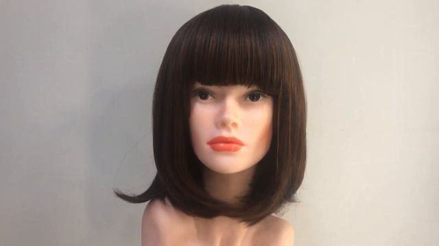 Парик каре с челкой коричневый Driada 2 30, 30cm смотреть онлайн