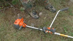 Триммер - мотокоса Husqvarna 323R, обзор бензокосы, как правильно косить триммером