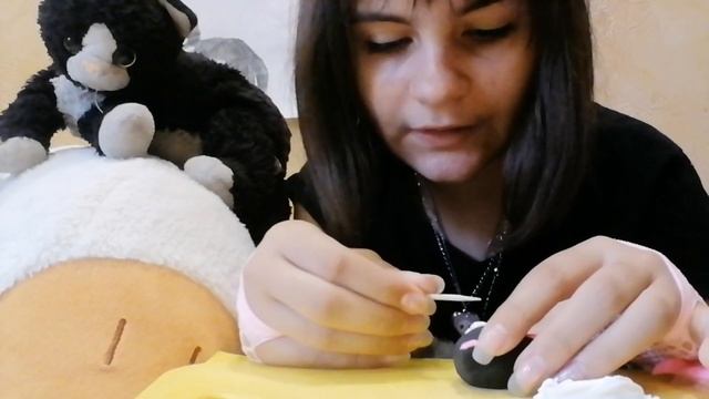 Лепка, Лепим котика Котю и открываем посылку из бисера смотреть онлайн