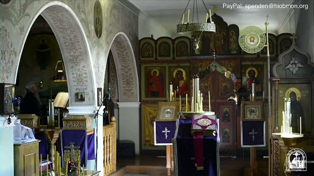 Евангелие от Матфея, Вечерня и Литургия Преждеосвященных Даров – Matthäusev. Vesper mit Lit. Mi 6.W смотреть онлайн