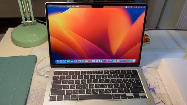 распаковка MacBook Air Silver  M2 512g