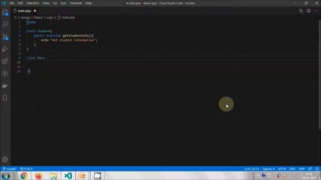 Trait in PHP Hindi смотреть онлайн