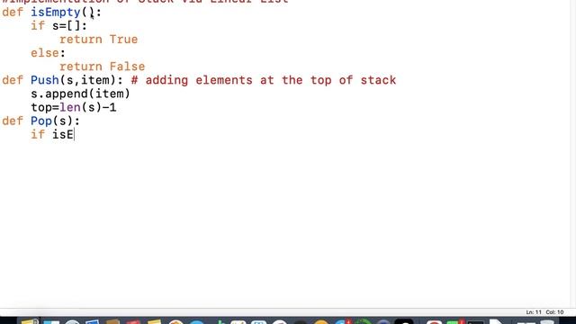 #5 Implementation of Stacks via Linear List | PUSH,POP | Data Structures | Computer Science Class 1 смотреть онлайн