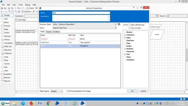 BluePrism RPA-Utility - Collection Manipulation - Append Field Text BPUM5003 - Aditya RPA Academy смотреть онлайн