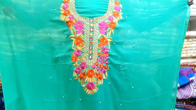 wow এমব্রয়ডারি & pearl কাজের জরজেট 1 পিছ / Awesome Embroidery &pearl work 1 piece. смотреть онлайн