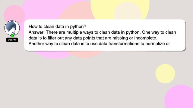 How to clean data in python? смотреть онлайн
